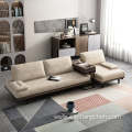 Soft Modern Home Furniture Hotel 3 seat Wood Frames Fabric Leather Living Room Folding Sofa Bed with Storage